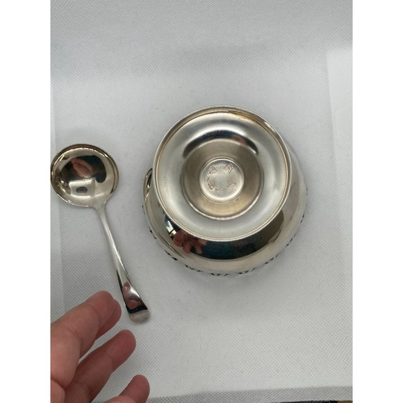 Vintage Celtic Quality Plate Cobalt Blue Glass Bowl Pedestal Candy Bowl England - Picture 7 of 8